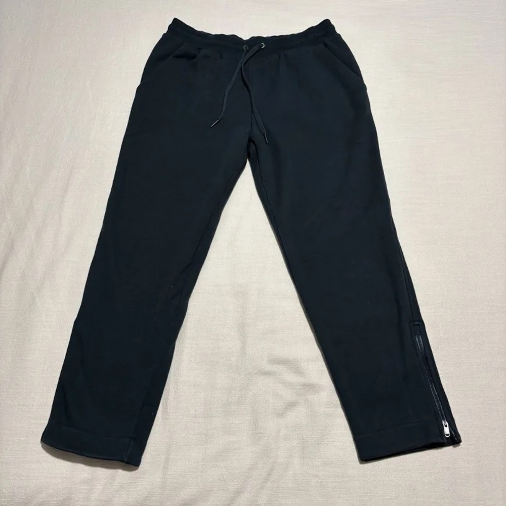 Athleta Cozy Karma High Rise Zip Ankle Pant - Color Cypress - Picture 2 of 5